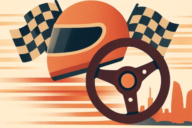 Editorial illustration for a roundup of the online discussion about Azerbaijan Grand Prix Qualifying and Race Build-up