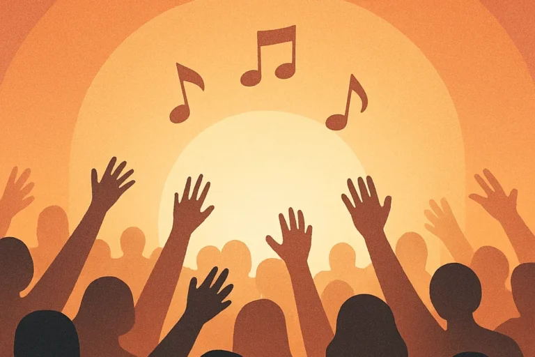 Editorial illustration for a roundup of the online discussion about Oasis Live Tour 2027